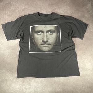 1994 Phil Collins In Tour Big Face Band Graphic 2XL T-shirt